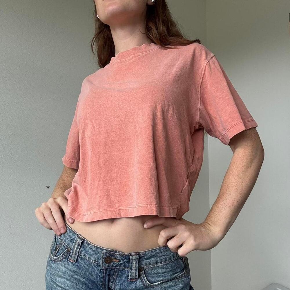 Richer poorer boxy cotton faded tee